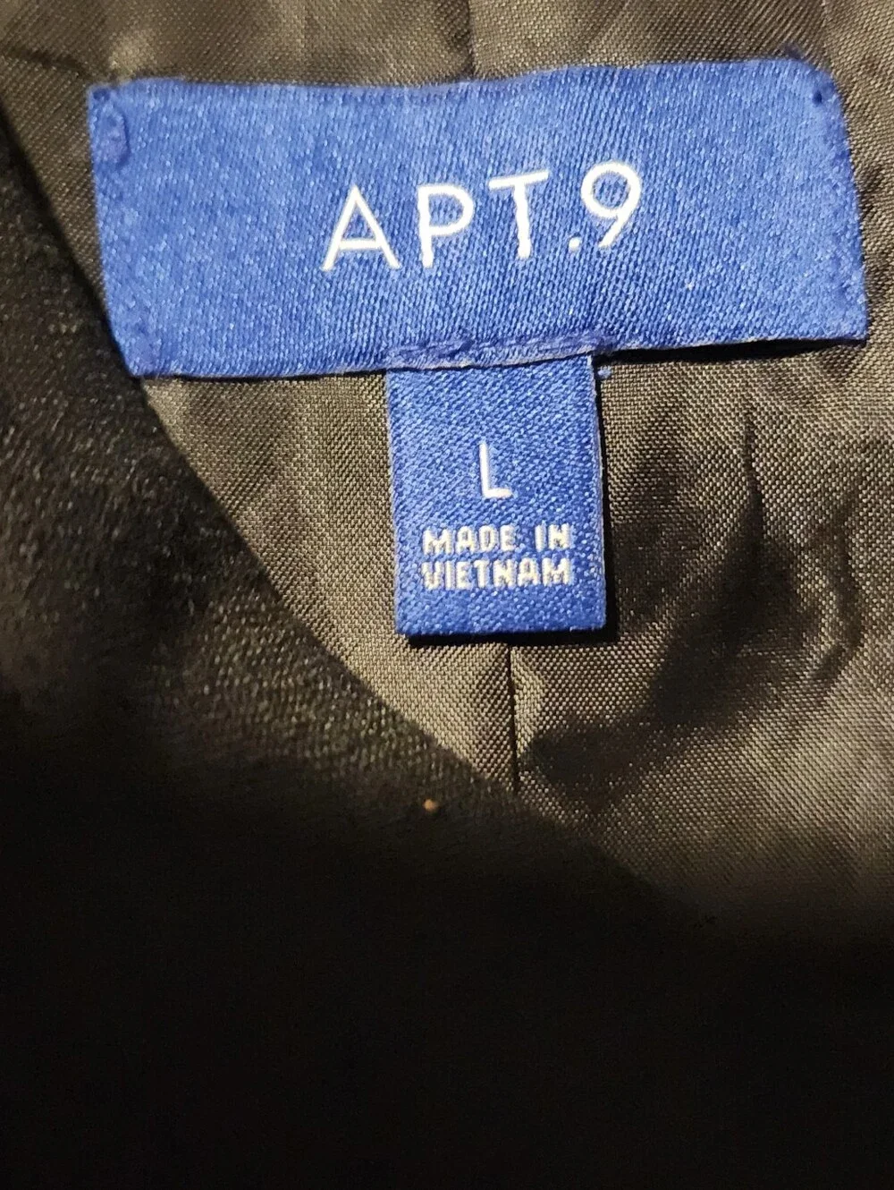 Apt. 9 Men's Black Tailored Dress Vest